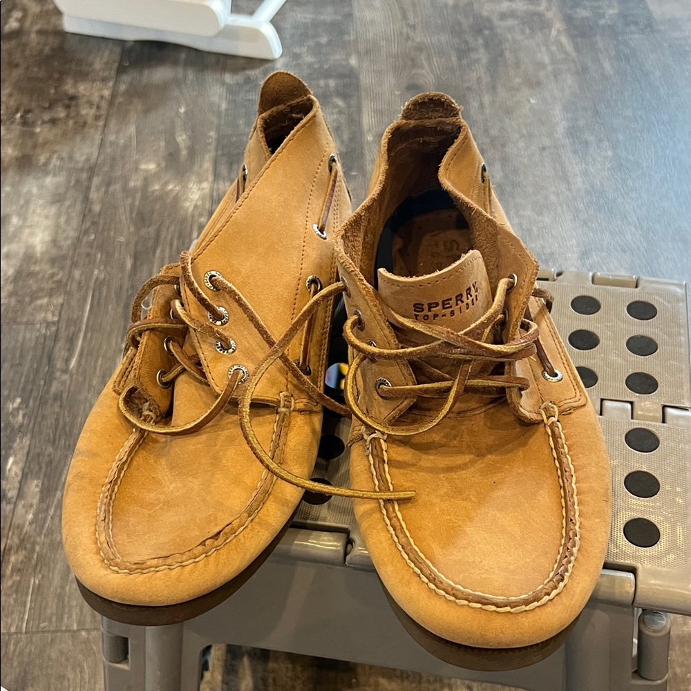 Sperry Men's Brown Leather Boat Shoes